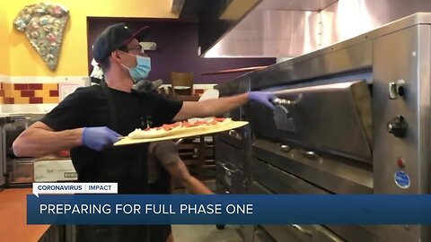 Restaurants preparing for full phase one