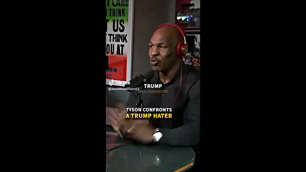 Mike Tyson confronts a Trump hater