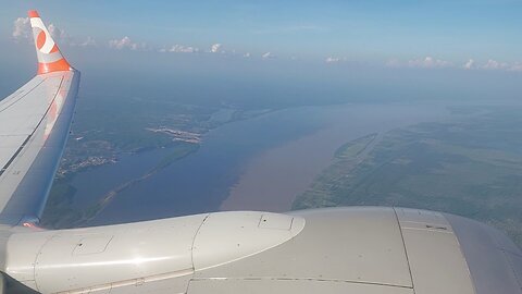 Flying over metropolitan region of Manaus