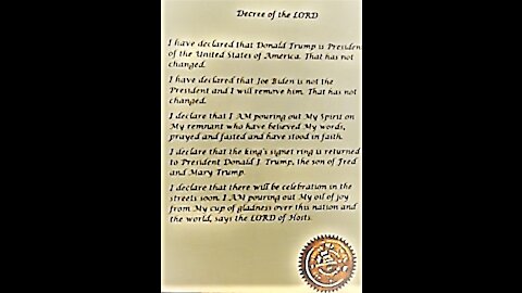 The Time of Esther (excerpt) Biden Removed. Trump Returns.