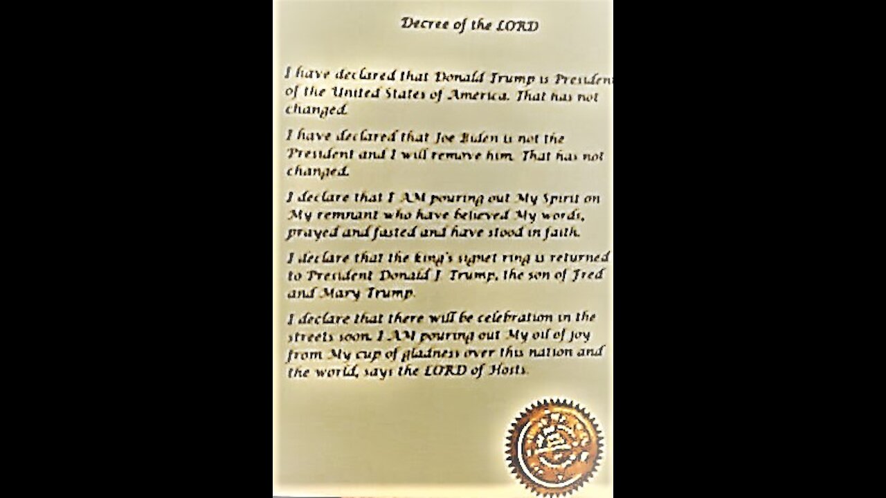 The Time of Esther (excerpt) Biden Removed. Trump Returns.
