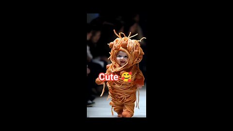 Cute 🥰 doing Catwalk