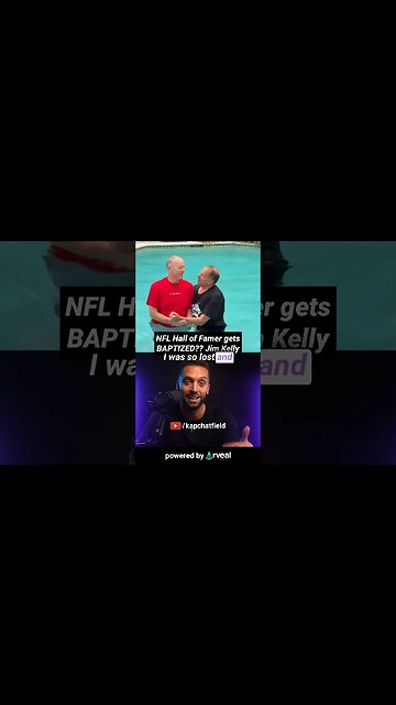 NFL Hall of Famer gets BAPTIZED?? (Jim Kelly|) #jesus #bible #holyspirit #christianity #god