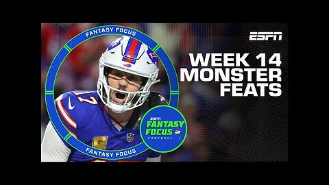 MONSTER Performances Take Center Stage in Week 14 🔥 | Fantasy Focus