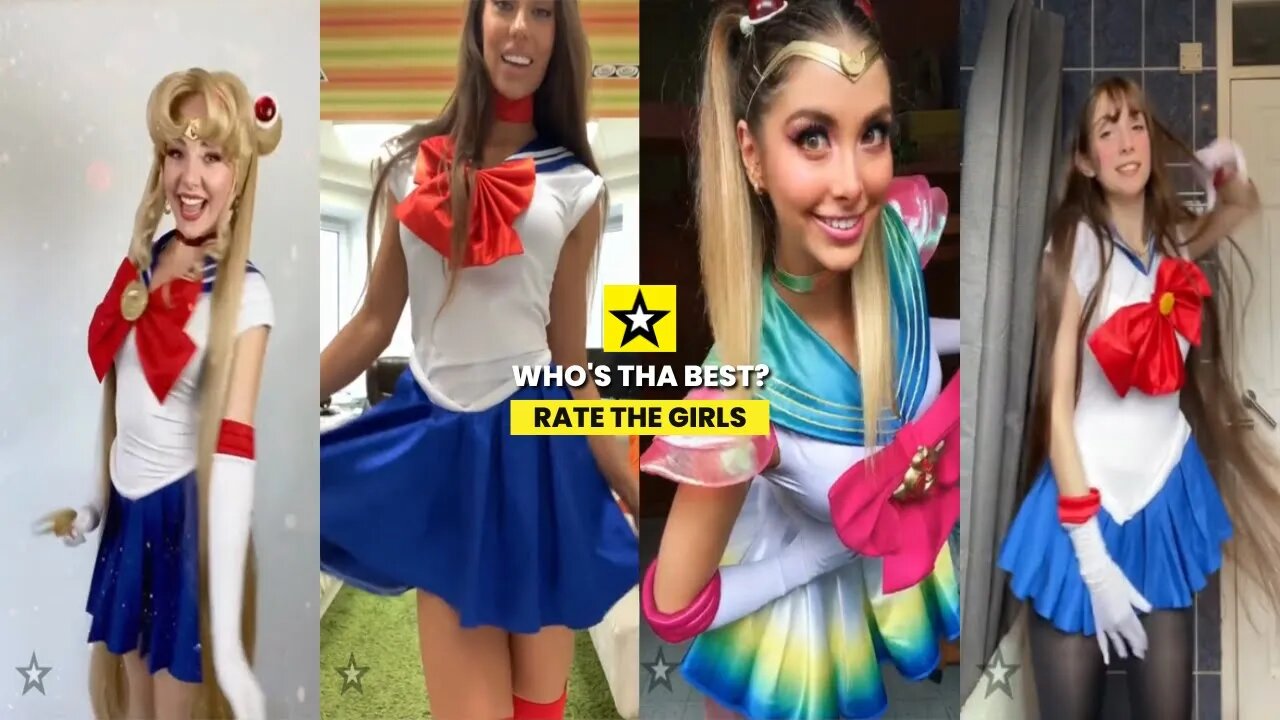 Rate the Girls: Best Sailor Moon Cosplay Costume TikTok Dance Competition - Anime #2 🌙💫