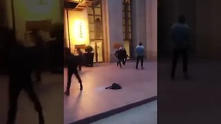 Antifa terror attack in downtown Atlanta on Saturday