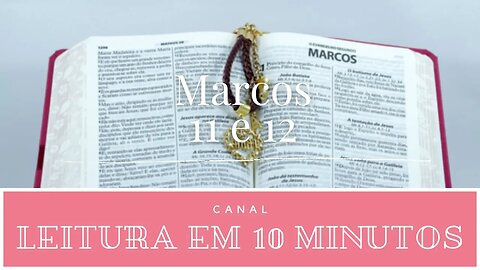 Leitura da Bíblia - Novo Testamento - Marcos 11 e 12