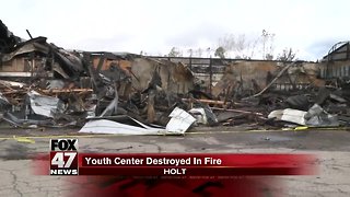 Mason Youth center and indoor skate park burns