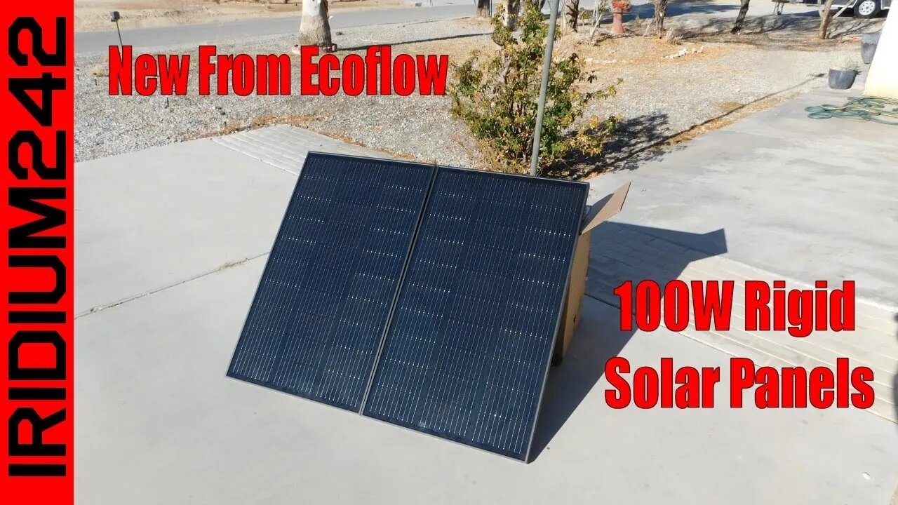 New From Ecoflow: 100W Rigid Solar Panels - Awesome Sale!