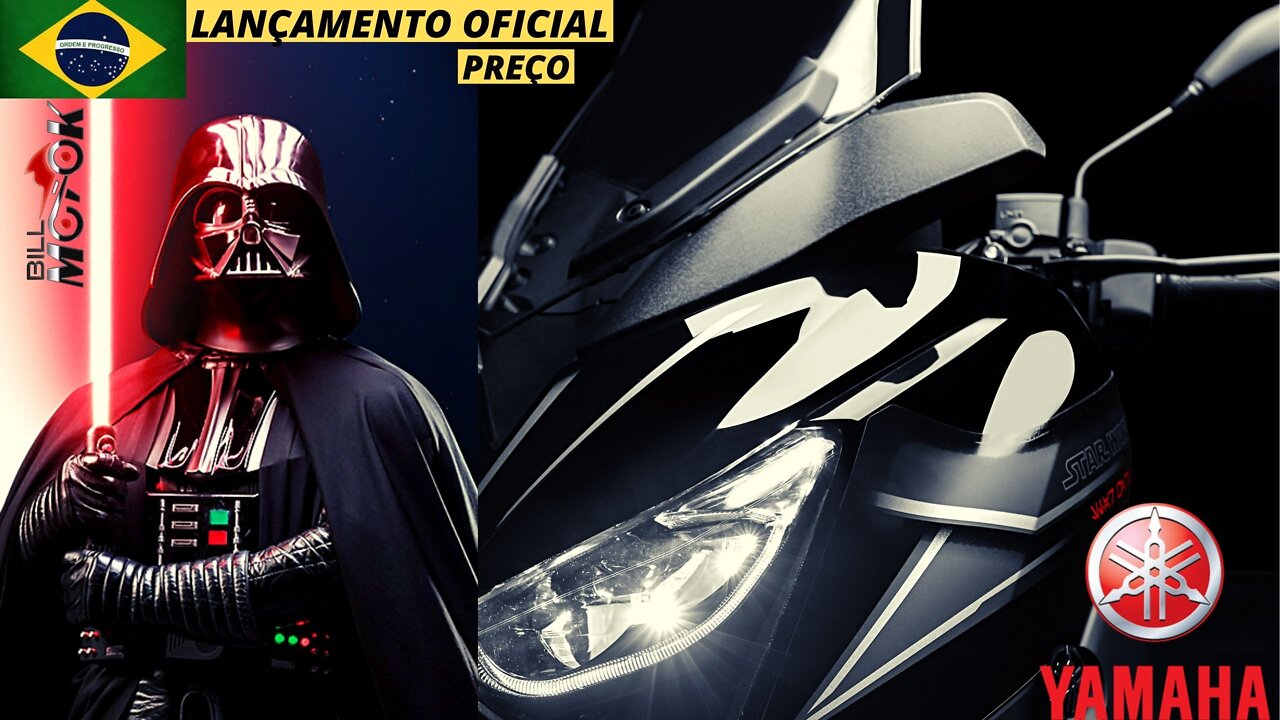 Dessa vez a YAMAHA BRASIL se superou e lançou a moto do DARTH VADER, essa é para ANIQUILAR.