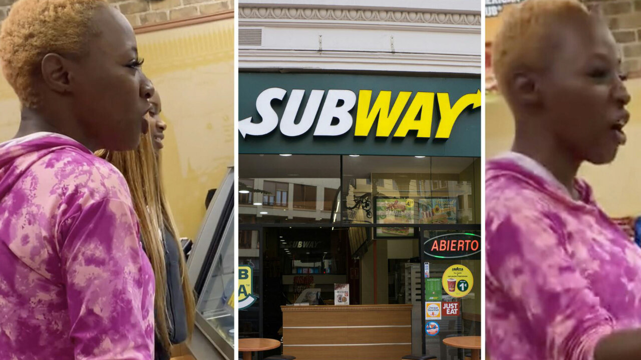 Black Woman Gets Into It With Indian Subway Worker