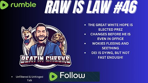 RAW IS LAW - 46 - THE GREAT WHITE HOPE IS BACK!