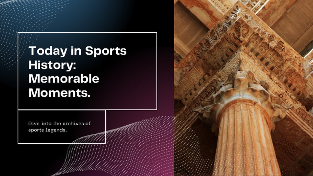 🏈 This Day in Sports History Will Blow Your Mind 🤯 September 26th