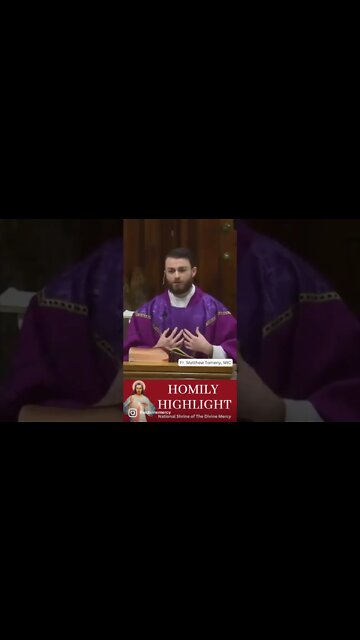 Holy Mass is like a "mini Advent" #homily #homilyhighlight #NationalShrineofTheDivineMercy