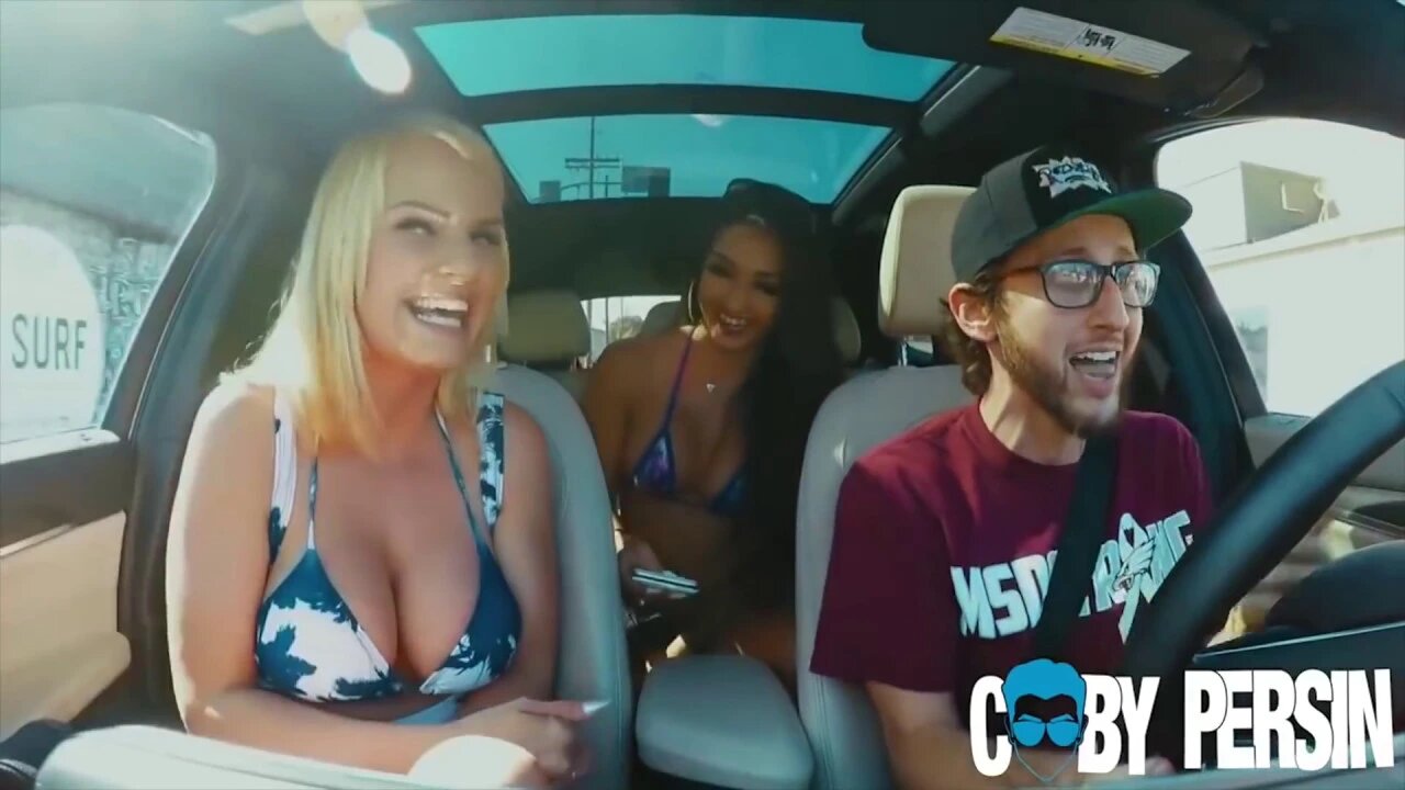 Girls SHOCKED By Rapping Uber Driver!