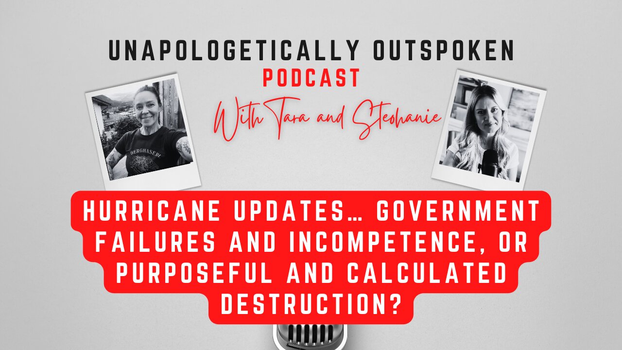 HURRICANE UPDATES… GOVERNMENT FAILURES AND INCOMPETENCE, OR PURPOSEFUL AND CALCULATED DESTRUCTION?