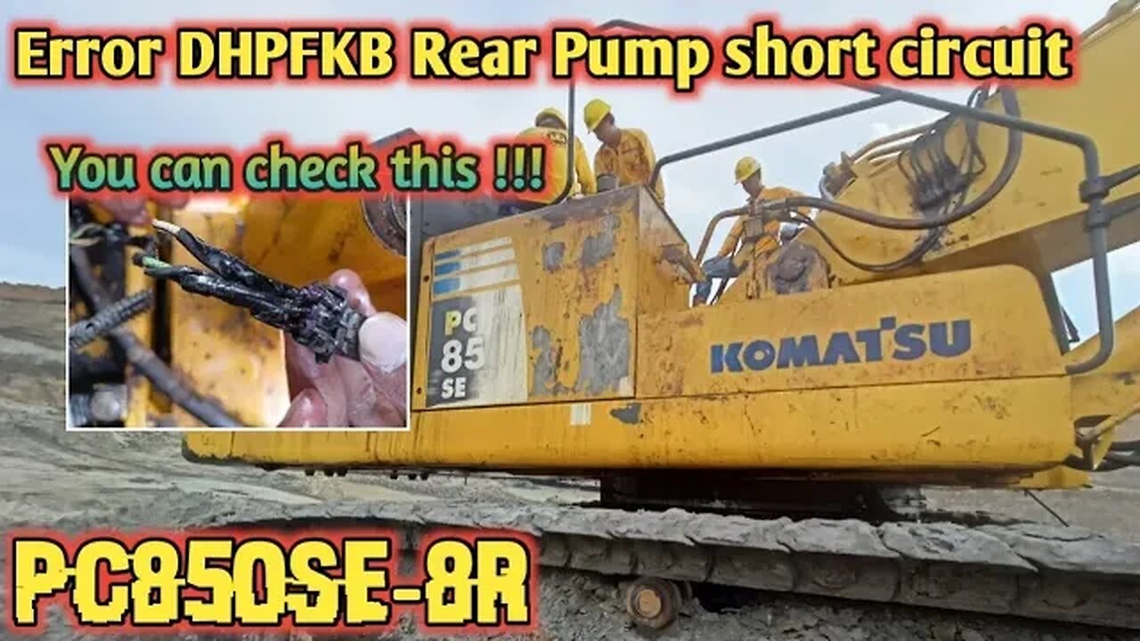 how to fix error DHPFKB Rear Pump short circuit ??? check it first !!!