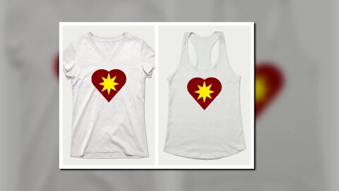 STAR HEART. SAMER BRASIL (TEEPUBLIC)