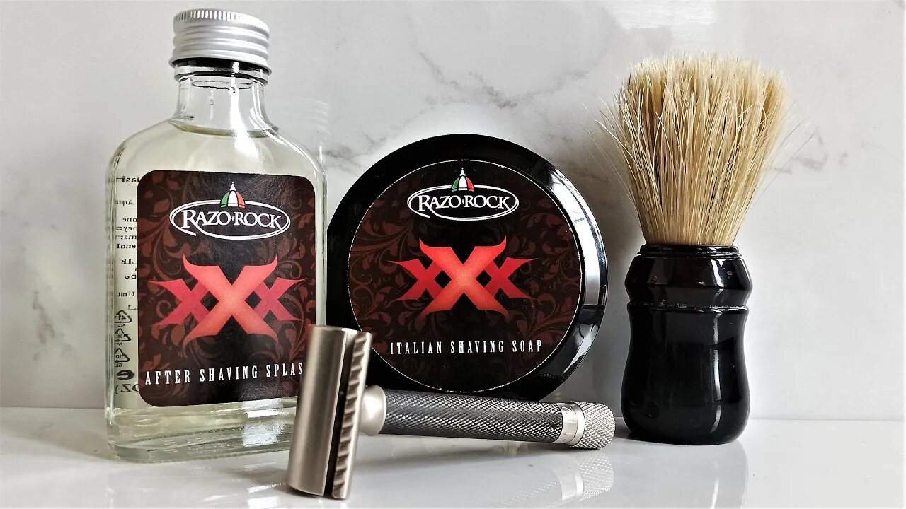 Razorock XXX MESSY First TRY, Parker Variant & Gillette Nacet Blade.