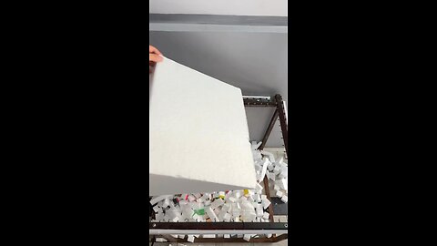 Cutting styrofoam as smoothly as cutting butter