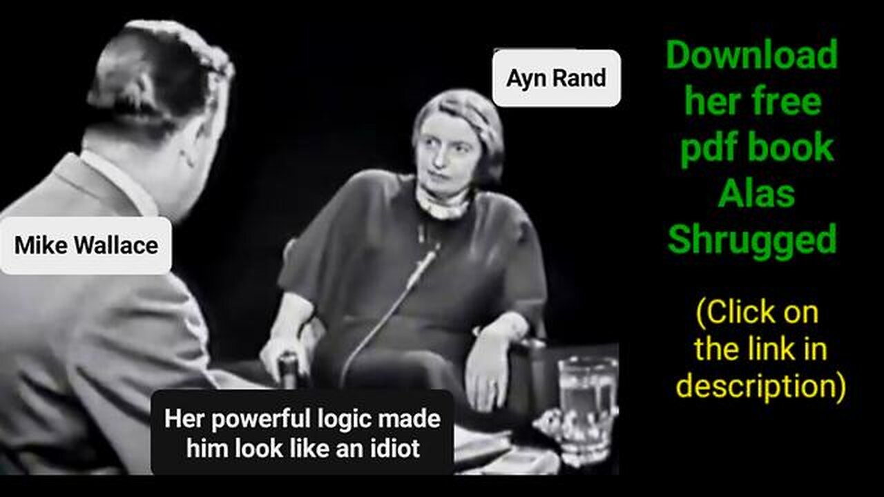 Ayn Rand's 1959 interview - She was way ahead of her time and her prediction came true