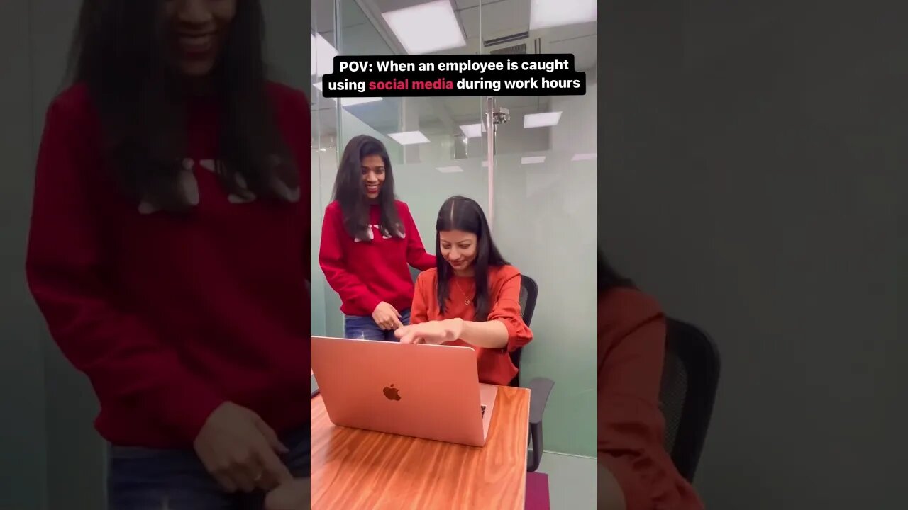 When an employee is caught using social media during work hours