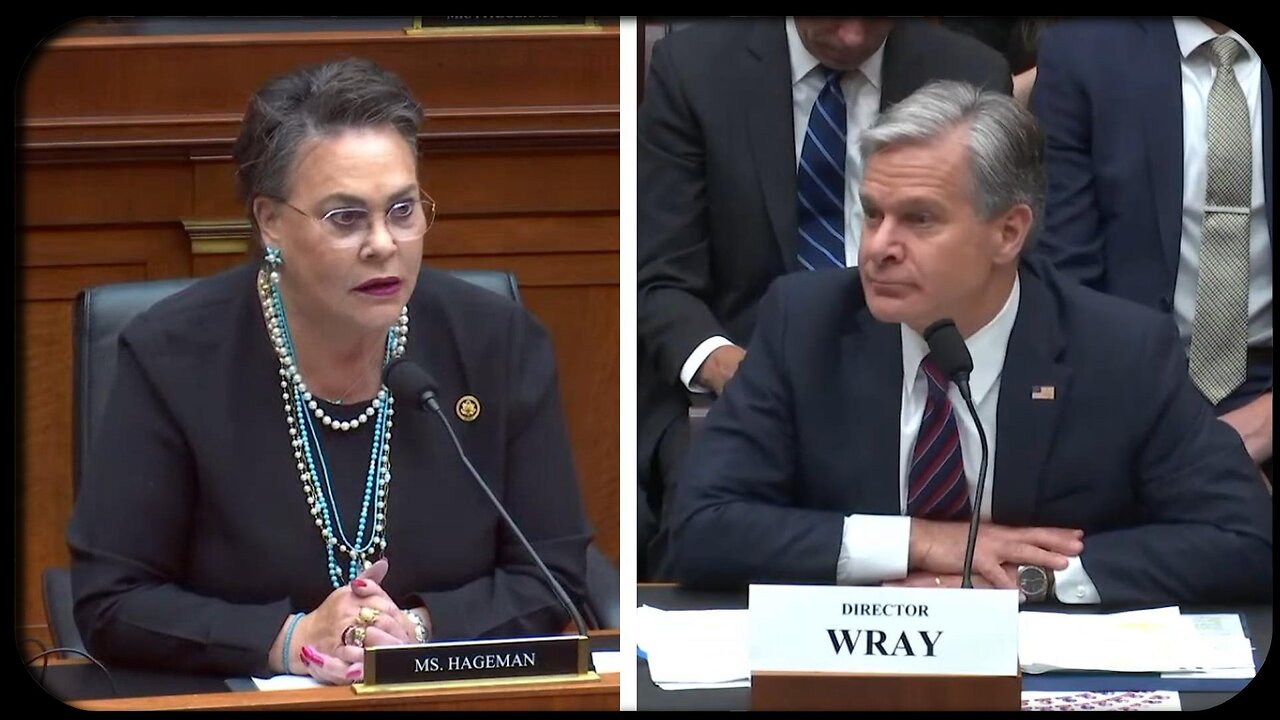 Rep. Hageman grills FBI boss on Trump assassination attempt * July 22, 2024