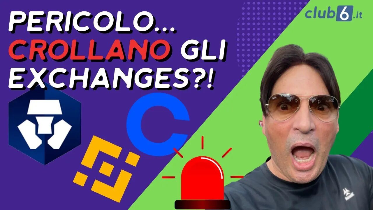 PERICOLO! TUTTI gli EXCHANGE potrebbero FALLIRE? Binance? Coinbase? Crypto.com? | Morris Crypto