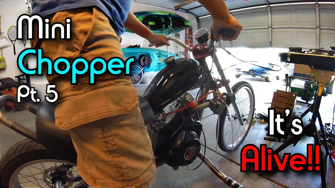 Working on the Mini chopper pt.5