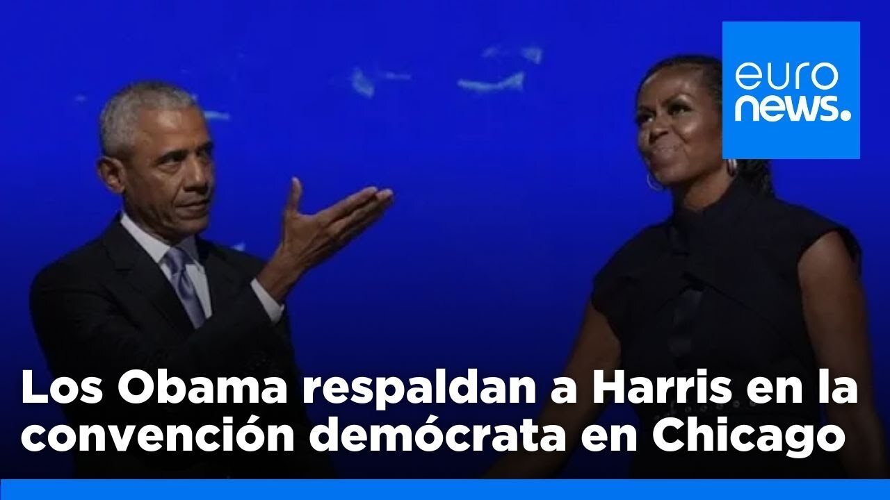 Los Obama animan a los seguidores de Harris en Chicago: "La esperanza está regresando"