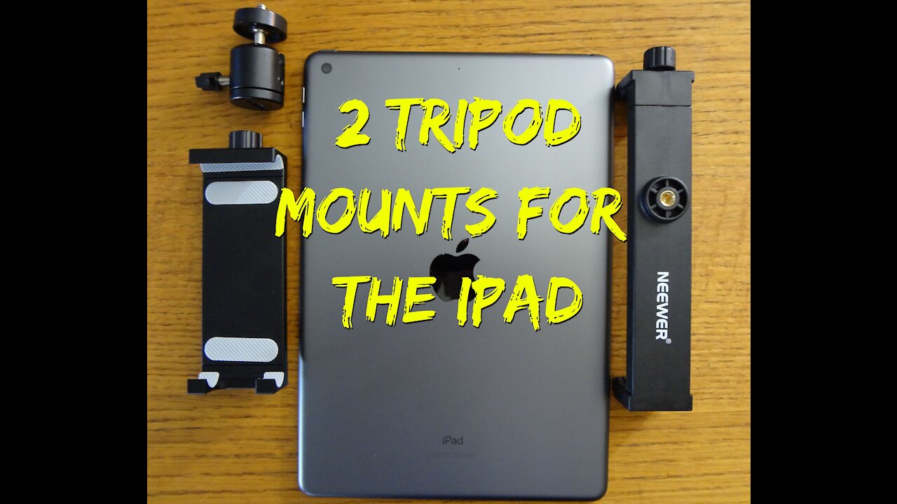 Tripod Mounts for the Ipad