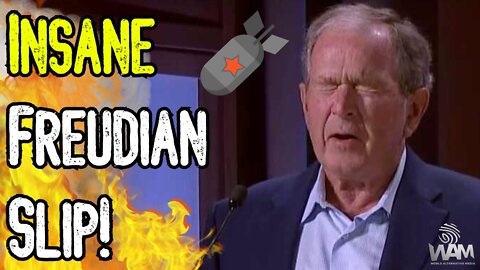 George Bush's INSANE FREUDIAN SLIP! - ADMITS His War In Iraq Was UNJUSTIFIED! - Mass Murder EXPOSED!