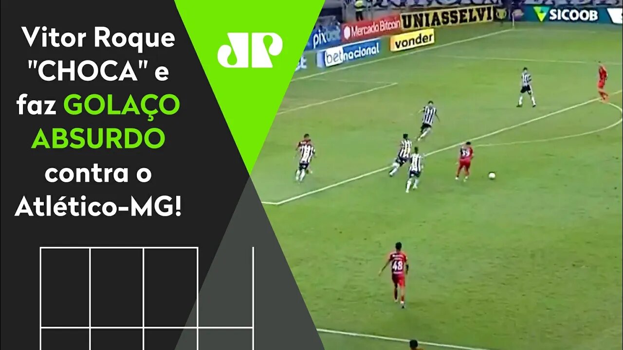 MEU DEUS! OLHA o GOLAÇO INCRÍVEL que o Atlético-MG LEVOU de Vitor Roque, do Athletico-PR!