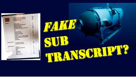 The Shocking Truth About Fake Titan Sub Transcripts