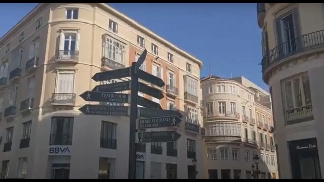 La Calle Larios -Spain City Walk - Malaga