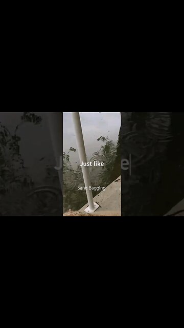 Sand bagging. Flood in Christina Lake BC #shorts #flooding