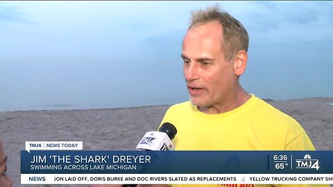 The Year of The Shark: Man to swim 82 miles across Lake Michigan beginning in Milwaukee