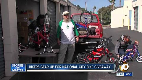 Bikers gear up for South Bay bike giveaway