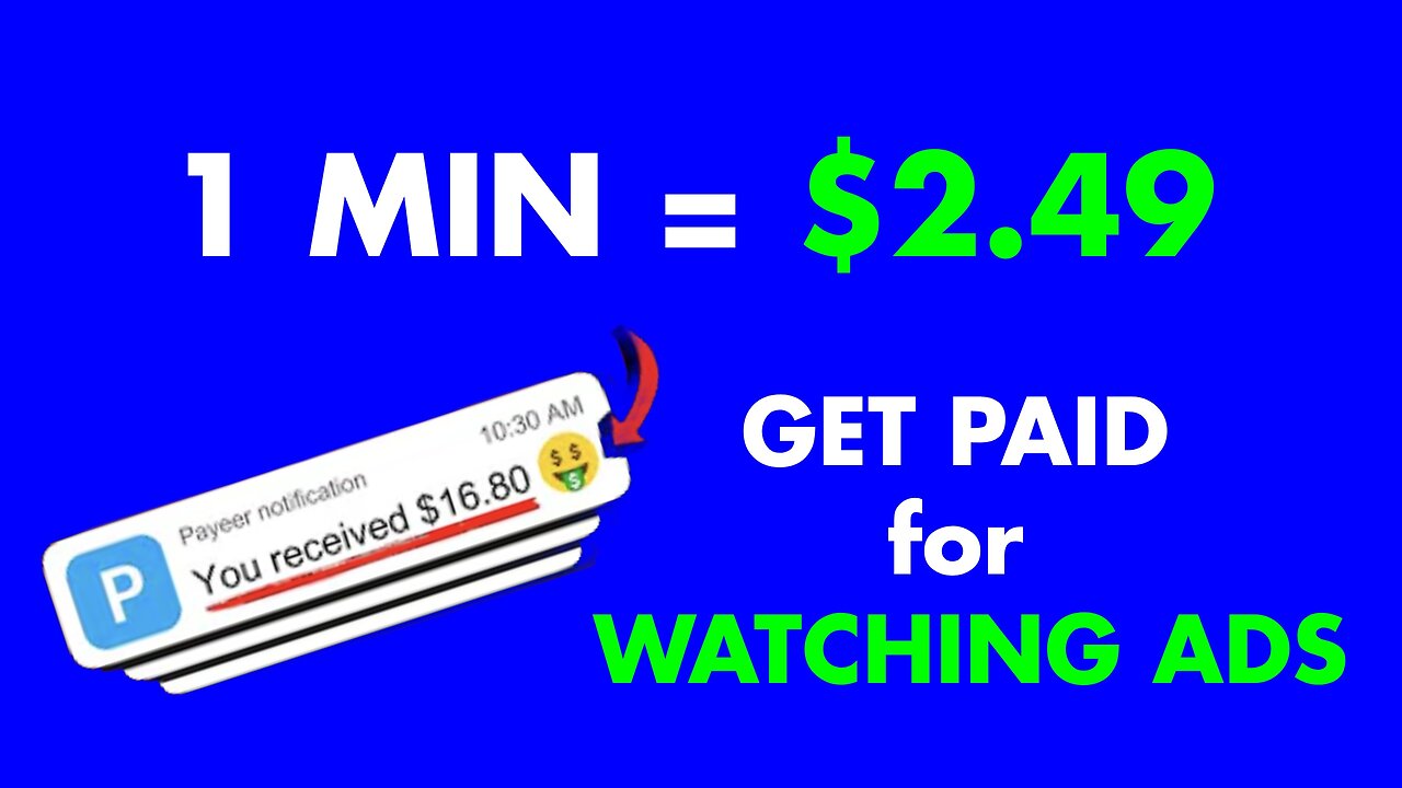 Get Paid $2.49 Every Min 🤑 Watching Google Ads