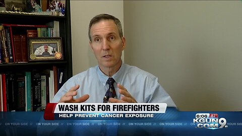 Fire safety wash kits given to fire departments in Southern Arizona