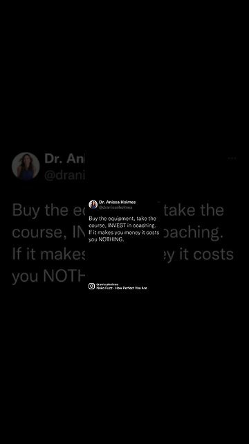 If it makes you MONEY it costs you NOTHING.