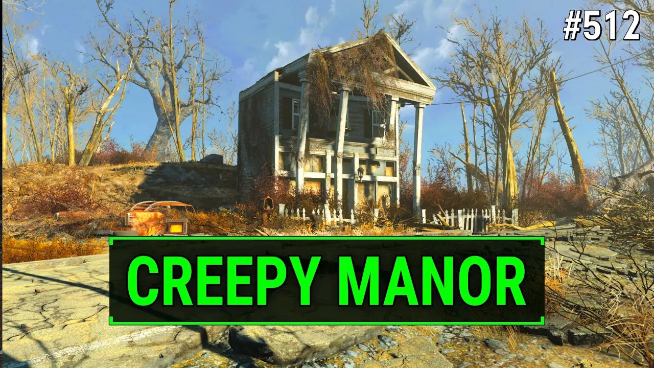 Fallout 4 Unmarked - Exploring this CREEPY Manor | Ep. 512