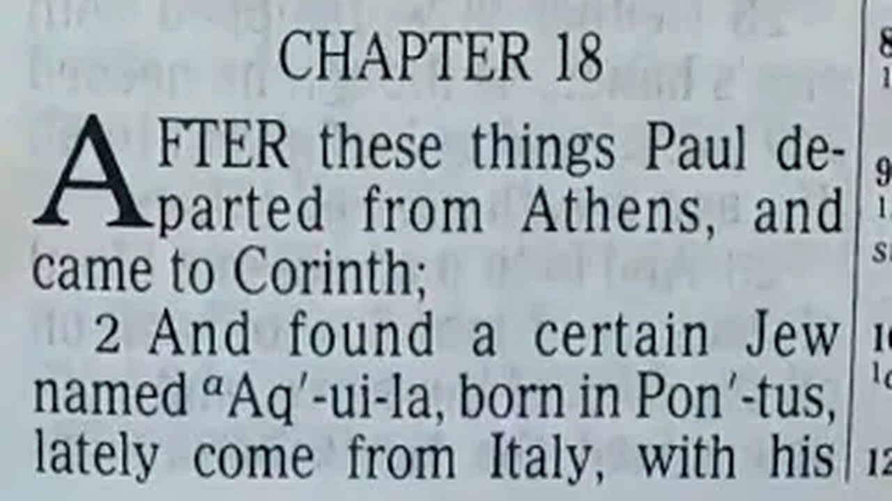 Acts: Chapters 18-20