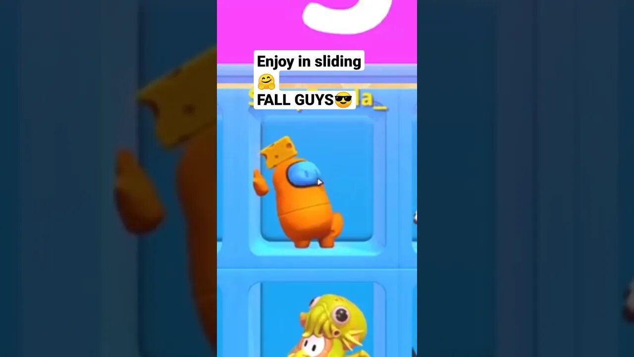 Enjoying sliding in Fall guys #fallguys #gamingshorts #shorts
