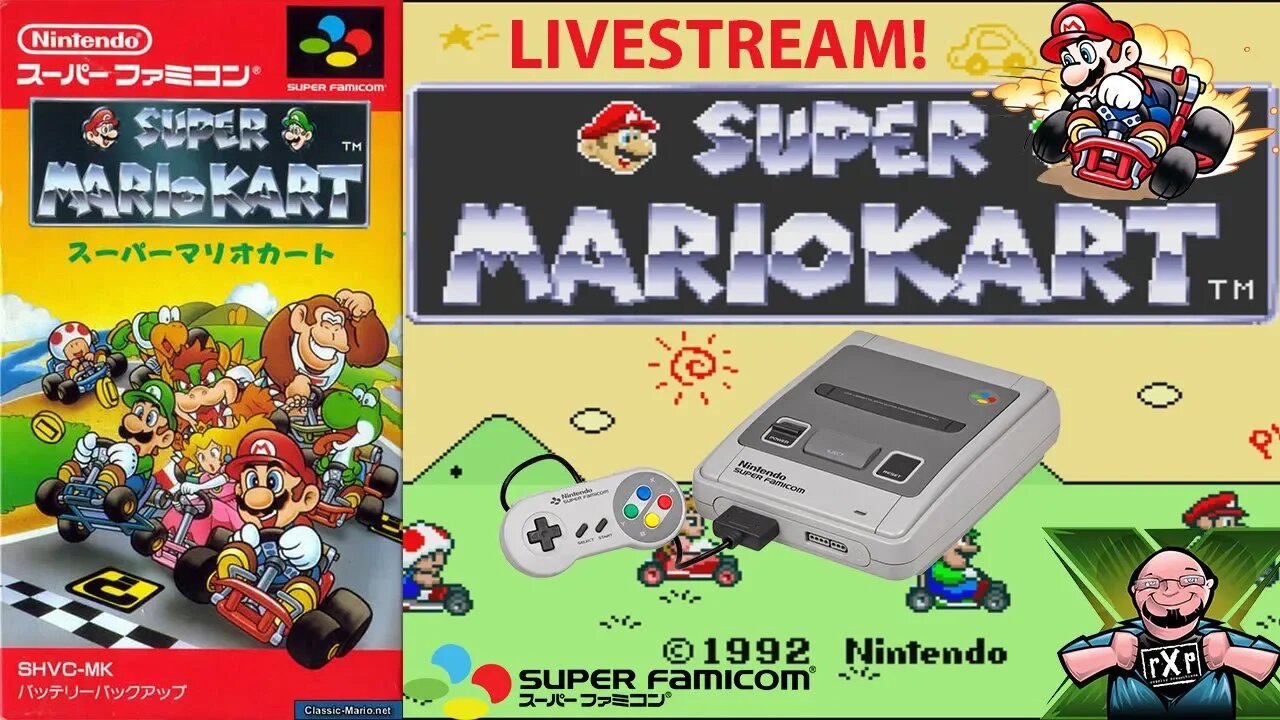 RoXolid Productions 7K Celebratory Stream - Super Famicom Mario Kart + Just Need to Chill!