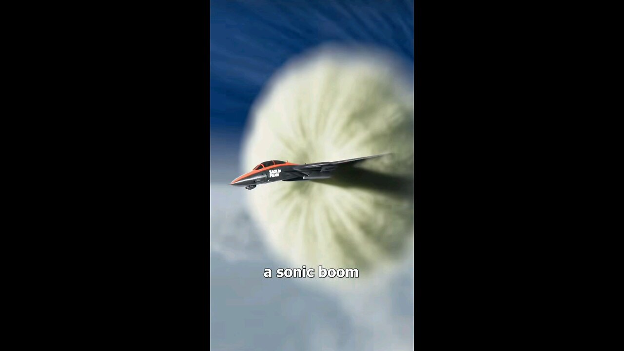 How a Jet Creates a Sonic Boom 😲