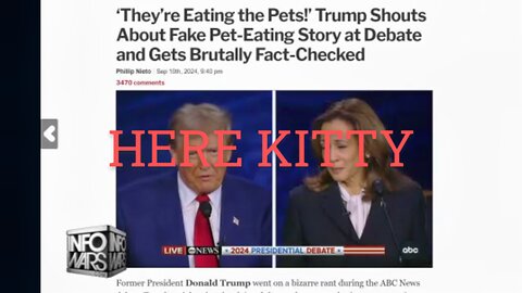 Did Trump lie who's eating Kitty pie?