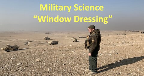 Military Science the "Window Dressing" within for the globe model