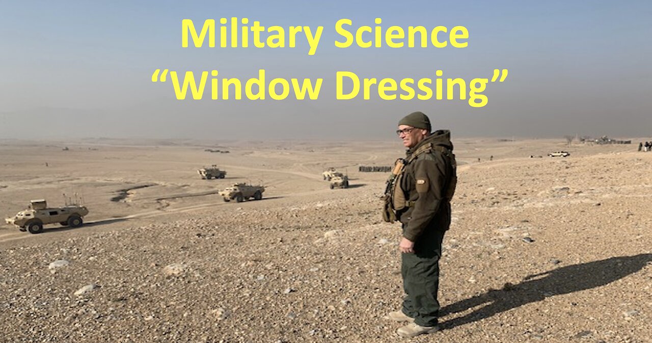 Military Science the "Window Dressing" within for the globe model