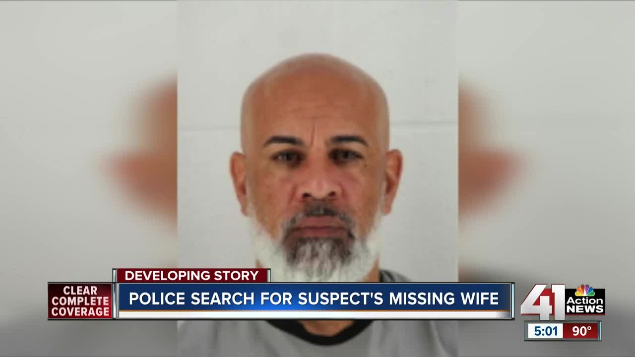 Police search for suspect's missing wife